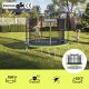 Trampolina ogrodowa Zipro Jump Pro z siatką wewnętrzną 10FT 312cm + Butelka Termiczna 3