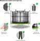 Trampolina ogrodowa Zipro Jump Pro z siatką wewnętrzną 10FT 312cm + Butelka Termiczna 5