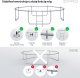Trampolina ogrodowa Zipro Jump Pro z siatką wewnętrzną 10FT 312cm + Butelka Termiczna 6