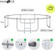 Trampolina ogrodowa Zipro Jump Pro z siatką wewnętrzną 10FT 312cm + Butelka Termiczna 7