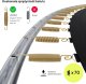 Trampolina ogrodowa Zipro Jump Pro z siatką wewnętrzną 12FT 374cm + Butelka Termiczna 8