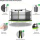 Trampolina ogrodowa Zipro Jump Pro z siatką wewnętrzną 14FT 435cm + Butelka Termiczna 5