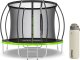 Trampolina ogrodowa Zipro Jump Pro Premium z siatką wewnętrzną 8FT 252cm + Butelka Termiczna 1