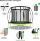 Trampolina ogrodowa Zipro Jump Pro Premium z siatką wewnętrzną 8FT 252cm + Butelka Termiczna 6