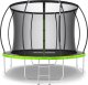 Trampolina ogrodowa Zipro Jump Pro Premium z siatką wewnętrzną 10FT 312cm + Butelka Termiczna 2