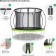Trampolina ogrodowa Zipro Jump Pro Premium z siatką wewnętrzną 10FT 312cm + Butelka Termiczna 4