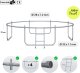 Trampolina ogrodowa Zipro Jump Pro Premium z siatką wewnętrzną 10FT 312cm + Butelka Termiczna 7