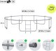 Trampolina ogrodowa Zipro Jump Pro Premium z siatką wewnętrzną 12FT 374cm + Butelka Termiczna 4