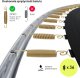 Trampolina ogrodowa Zipro Jump Pro z siatką zewnętrzną 6FT 183cm + Butelka Termiczna 7