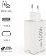 Ładowarka Hama ładowarka 1x USB-A 2x USB-C (201997) + kabel USB-A 1 m Czarny (200657) + Powerbank 24000 mAh 7