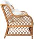 vidaXL 2-osobowa sofa, jasnobrązowa, rattanowa 3