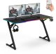 Biurko SENSE7 Volt RGB 140 czarne + kabel usb 2