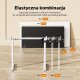 Biurko SENSE7 Rama biurka elektrycznego Nojo light biała + kabel usb 12