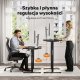 Biurko SENSE7 Rama biurka elektrycznego Nojo light czarna  + kabel usb 8