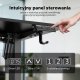 Biurko SENSE7 Rama biurka elektrycznego Nojo light czarna  + kabel usb 9