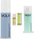 MOLIV Zestaw REGENERATE - Oleożel do mycia 150ml, Krem regenerujący 30ml i Serum do twarzy 30ml z żywymi probiotykami 1