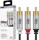 Kabel Techlink RCA (Cinch) - RCA (Cinch) x2 3m szary 3