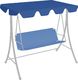 vidaXL Zadaszenie do huśtawki ogrodowej niebieskie 188/168x110/145cm 1