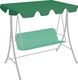 vidaXL Zadaszenie do huśtawki ogrodowej zielone 188/168x110/145cm 1