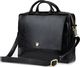 Torba Solier Gold for Women Skórzana torba na laptopa FL14 Rimini czarna 1