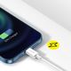 Kabel USB Baseus USB-A - Lightning 2 m Niebieski (CALYS-C03) 13