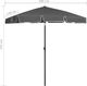 vidaXL Parasol plażowy, antracytowy, 180x120 cm 7