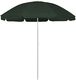 vidaXL Parasol plażowy zielony 240 cm 1