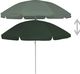 vidaXL Parasol plażowy zielony 240 cm 2