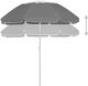 vidaXL Parasol plażowy antracytowy 300 cm 3