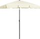 vidaXL Parasol plażowy, piaskowy żółty, 180x120 cm 1