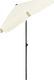 vidaXL Parasol plażowy, piaskowy żółty, 180x120 cm 6