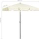 vidaXL Parasol plażowy, piaskowy żółty, 180x120 cm 8