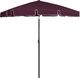 vidaXL Parasol plażowy, czerwony, 180x120 cm 1
