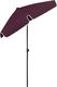 vidaXL Parasol plażowy, czerwony, 180x120 cm 5