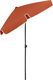 vidaXL Parasol plażowy, terakota, 180x120 cm 5