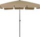vidaXL Parasol plażowy, taupe, 200x125 cm 3