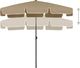 vidaXL Parasol plażowy, taupe, 200x125 cm 4