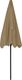 vidaXL Parasol plażowy, taupe, 200x125 cm 6