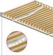 vidaXL Ręcznie zwijana markiza z LED, 300 x 250 cm, żółto-biała 5