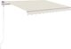 vidaXL Ręcznie zwijana markiza, 350 x 250 cm, kremowa 2