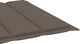 vidaXL Poduszka na leżak kolor taupe 200x70x4cm tkanina 4