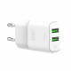 Ładowarka Puro Mini Travel Charger 2x USB-A 2.4 A (PUR4113WHT) 1