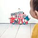 Lilliputiens Drewniana tablica manipulacyjna Wóz strażacki Nosorożec Marius 9 m+ 7