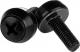 StarTech Zestaw śrubki M5 x 12mm/podkładki/nakrętki - 100kpl. Czarne (CABSCREWM52B) 1