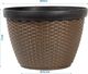 Saska Garden Doniczka plastikowa ratanowa średnica 30,5cm Saska Garden 2