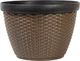 Saska Garden Doniczka plastikowa ratanowa średnica 30,5cm Saska Garden 3
