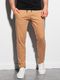 Ombre Spodnie męskie dresowe P946 - camel XL 1