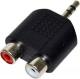 Adapter AV Vakoss Jack 3.5mm - RCA (Cinch) x2 czarny (TC-A101K) 1