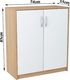 Bestseller Komoda K017 Dąb Sonoma-Biały 74x35x85 cm 2