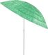 vidaXL Parasol plażowy zielony 240 cm 4